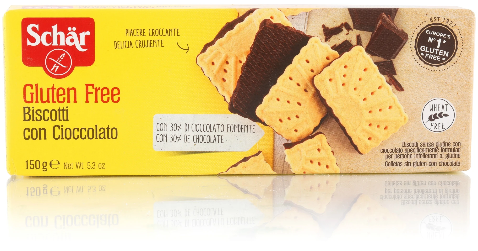 Čokoladni biskviti (sert. bez glutena) 150 g Schar